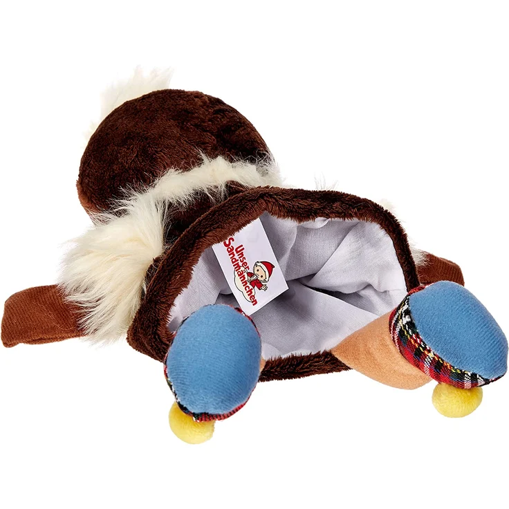 HEUNEC 643376 - Sandmann und Freunde, Handpuppe Pittiplatsch 30cm – Bild 4