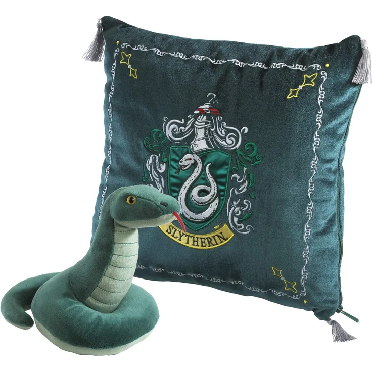 Harry Potter - Slytherin Kissen mit Plüschtier – Bild 1