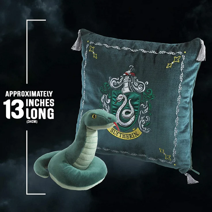 Harry Potter - Slytherin Kissen mit Plüschtier – Bild 4