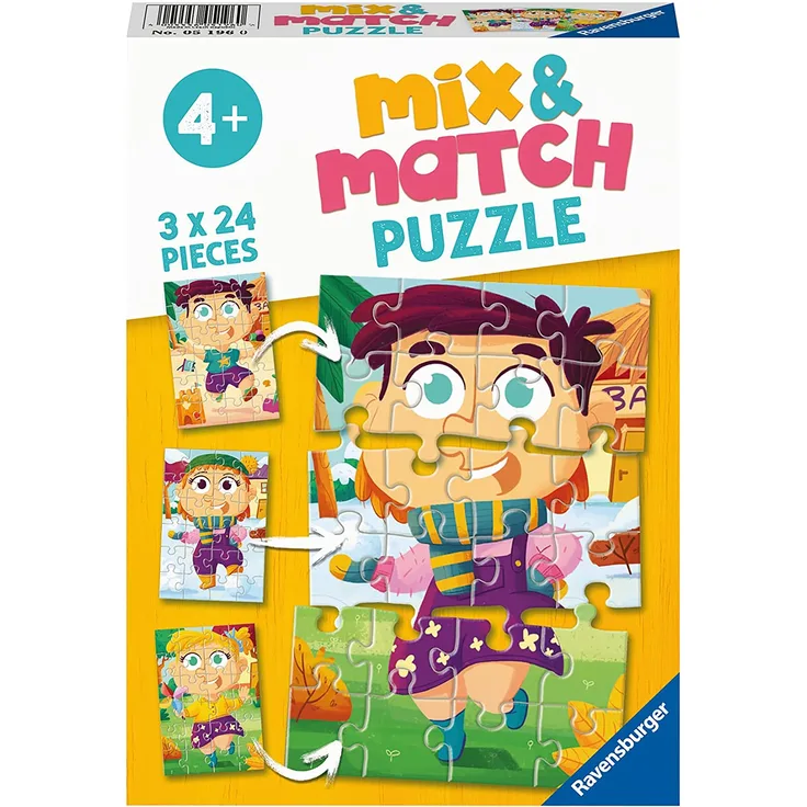 Ravensburger 05196 Puzzle Kunterbunte Kleider