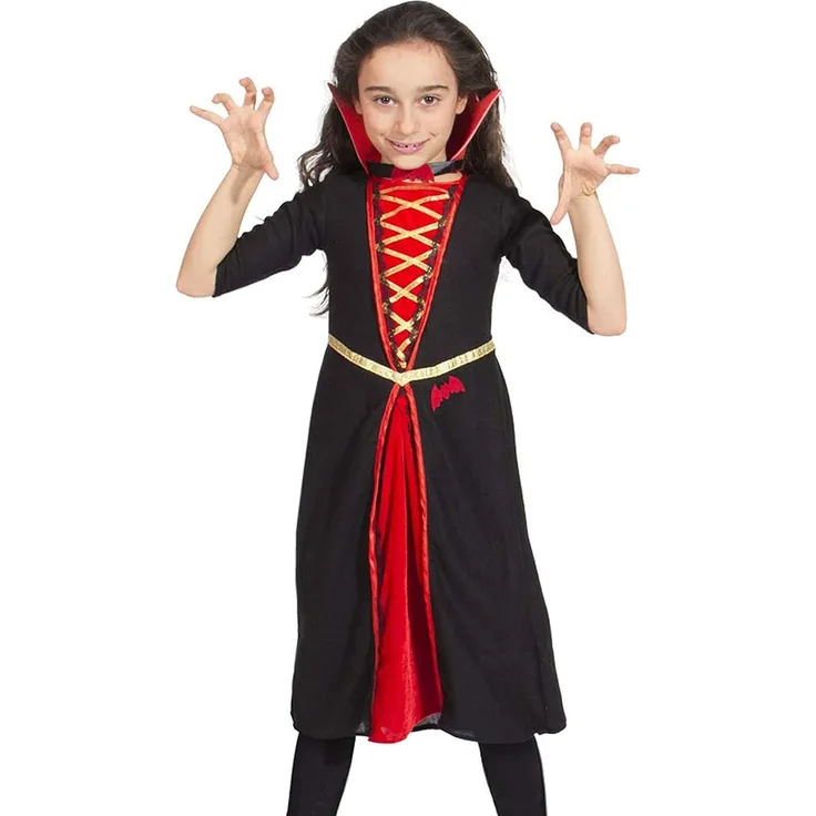 Folat 63220 Gothic Vampir Kleid 98-116 Costume