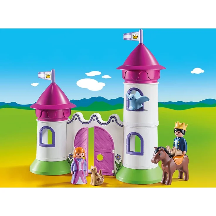 Playmobil 9389 - Schlösschen mit Stapelturm Spiel – Bild 2