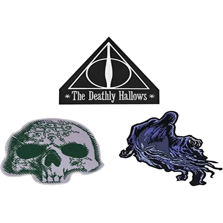 Harry Potter Aufnäher 3er-Pack Deluxe Deathly Hallows