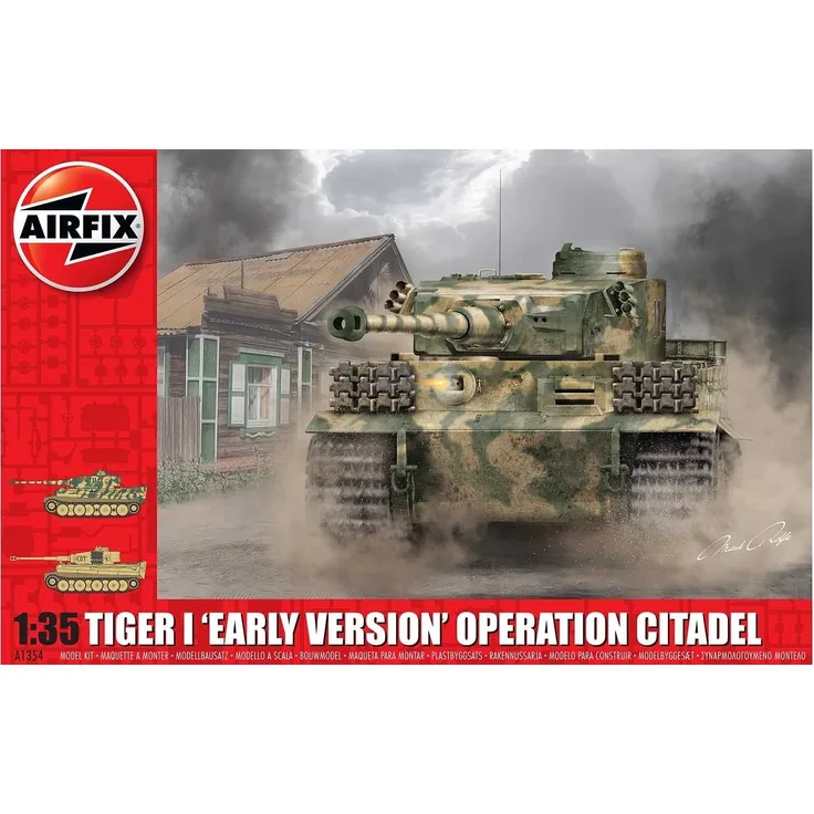Airfix A1354 Tank model Montagesatz 1:35 Tiger-1 Beide Geschlechter Kunststoff