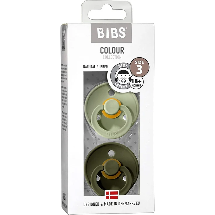 Bibs Retro Schnuller Sage / Hunter Green 18+ Monate – Bild 3