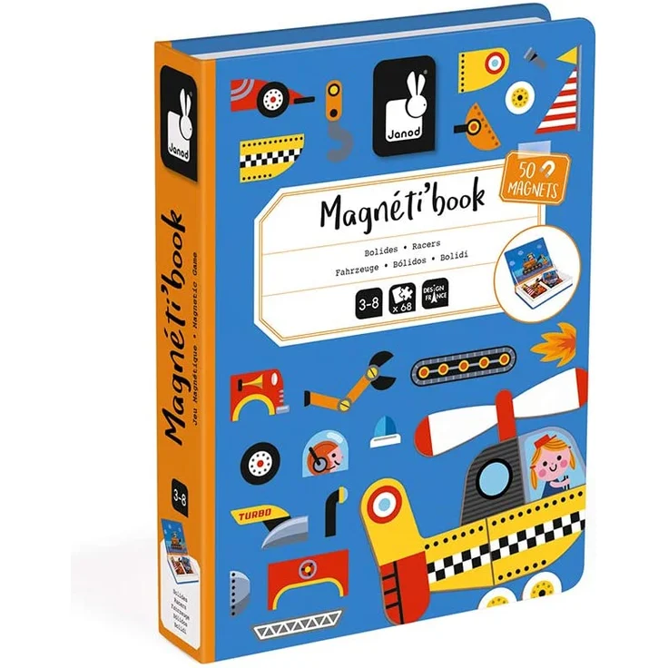 Janod J02715 Magneti'Book "Fahrzeuge" – Bild 3