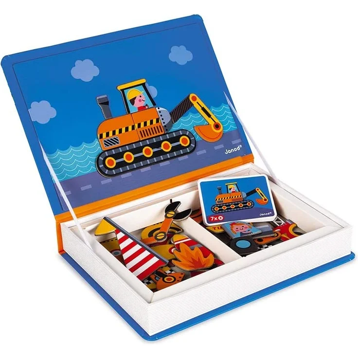 Janod J02715 Magneti'Book "Fahrzeuge" – Bild 5