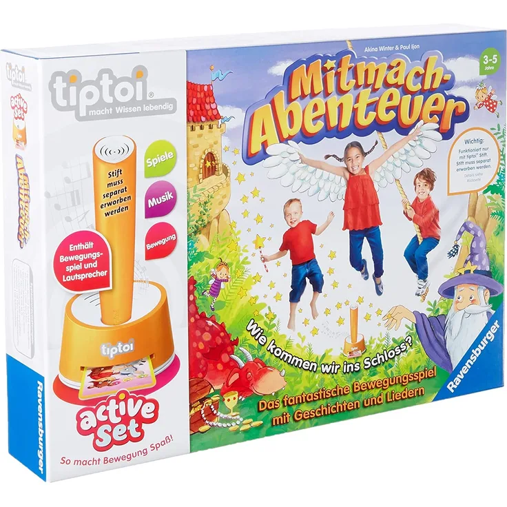 Ravensburger tiptoi® Spiel active set Mitmachabenteuer