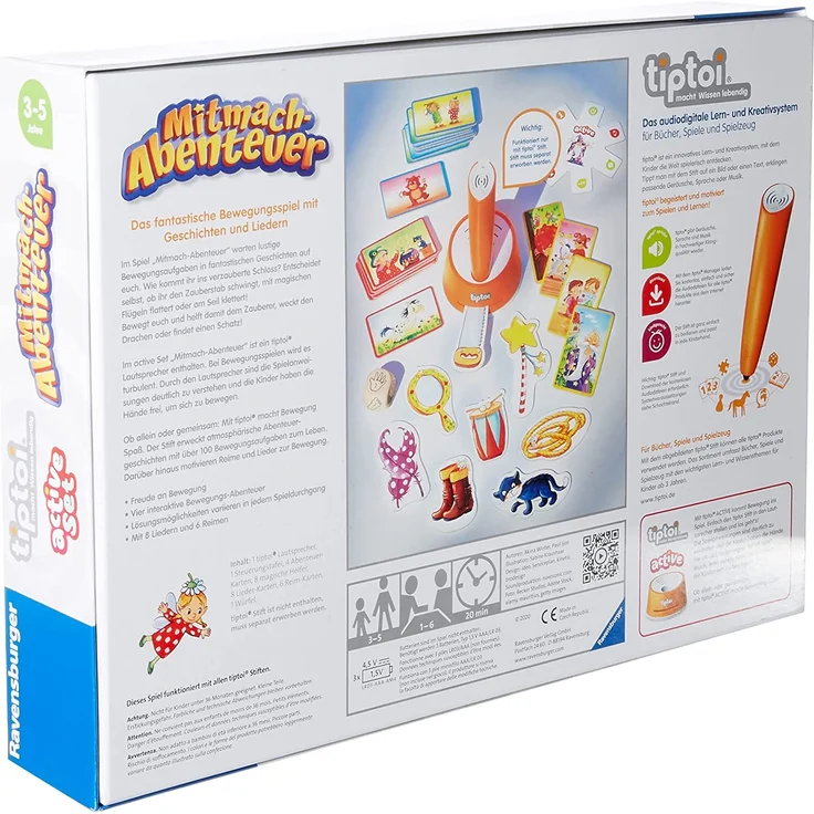 Ravensburger tiptoi® Spiel active set Mitmachabenteuer – Bild 2