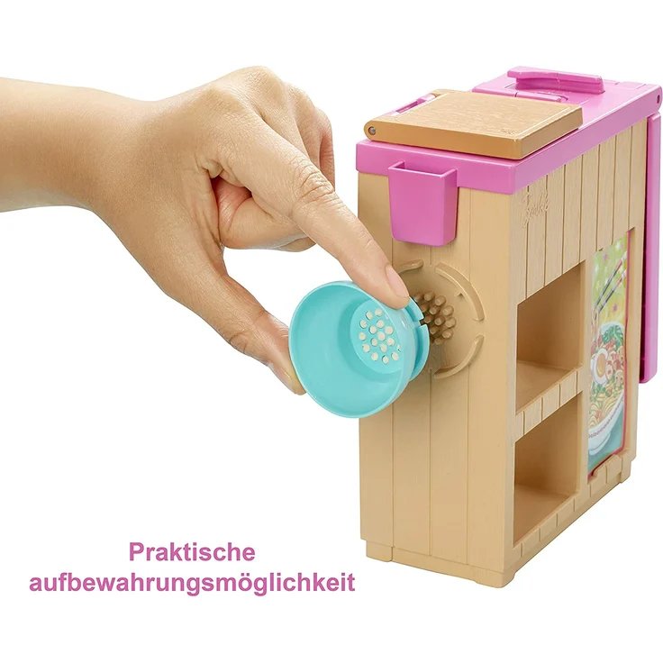 Barbie GHK43 - Pasta-Spielset mit Puppe (blond) und Arbeitsbereich, mit Zubehör und Spielknete, Spielzeug ab 4 Jahren – Bild 7