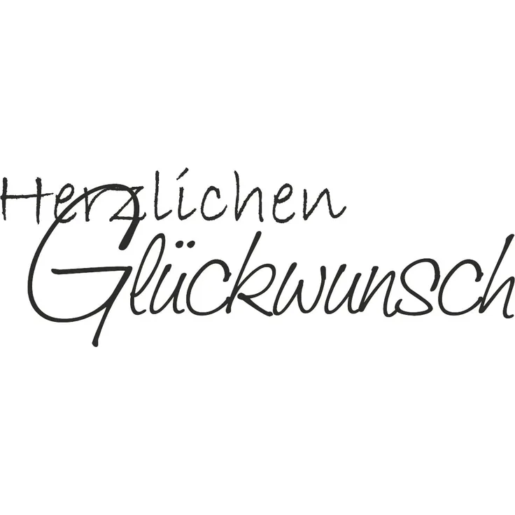 Knorr Prandell 211800305 Knorr prandell 211800305 Stempel aus Holz (Glückwünsche) Motivgröße 6,5 x 2,3 cm, Motiv: Herzlichen Glückwunsch