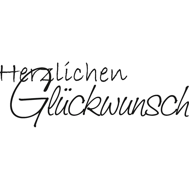 Knorr Prandell 211800305 Knorr prandell 211800305 Stempel aus Holz (Glückwünsche) Motivgröße 6,5 x 2,3 cm, Motiv: Herzlichen Glückwunsch – Bild 4