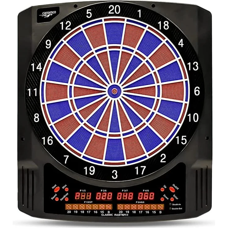 Classic Master II elektronische Dartscheibe, 2-Loch mit Adapter | Carromco – Bild 4