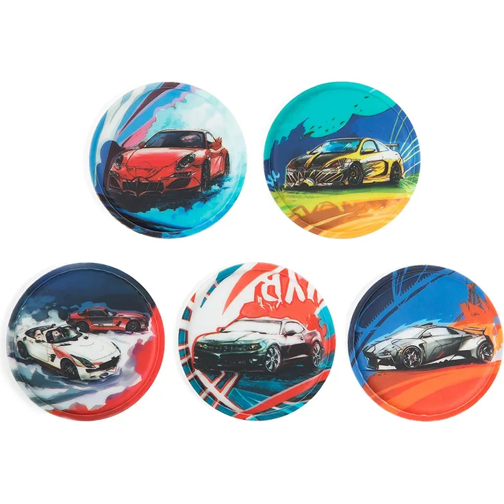 ergobag Klettie-Set 5tlg. - Autos inkl. Klettposter