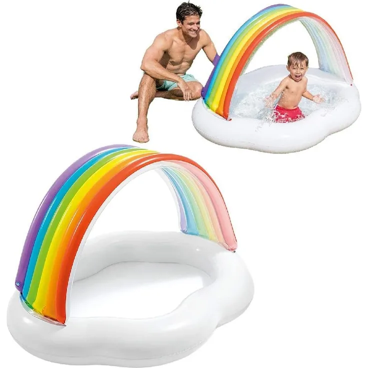 BabyPool Regenbogenwolke, 142 x 119 cm