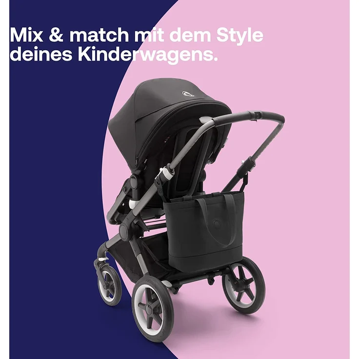 Bugaboo Wickeltasche mit Wickelauflage Midnight Black Schwarz 1 – Bild 5