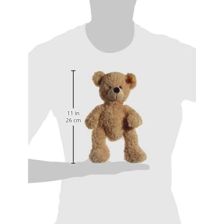 Steiff Teddybär Fynn - 28 cm - Teddy Kuscheltier für Kinder - beweglich & waschbar - beige (111327) – Bild 10