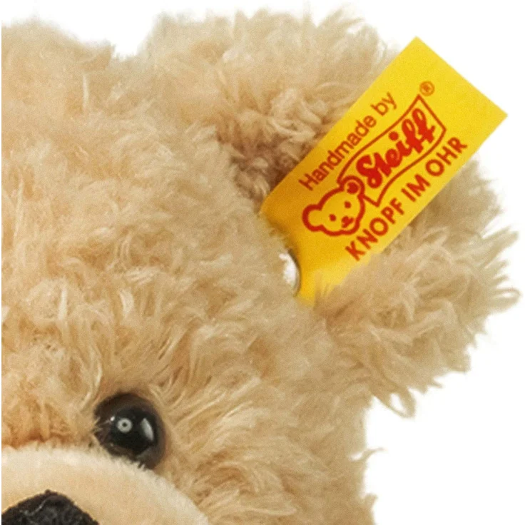 Steiff Teddybär Fynn - 28 cm - Teddy Kuscheltier für Kinder - beweglich & waschbar - beige (111327) – Bild 4