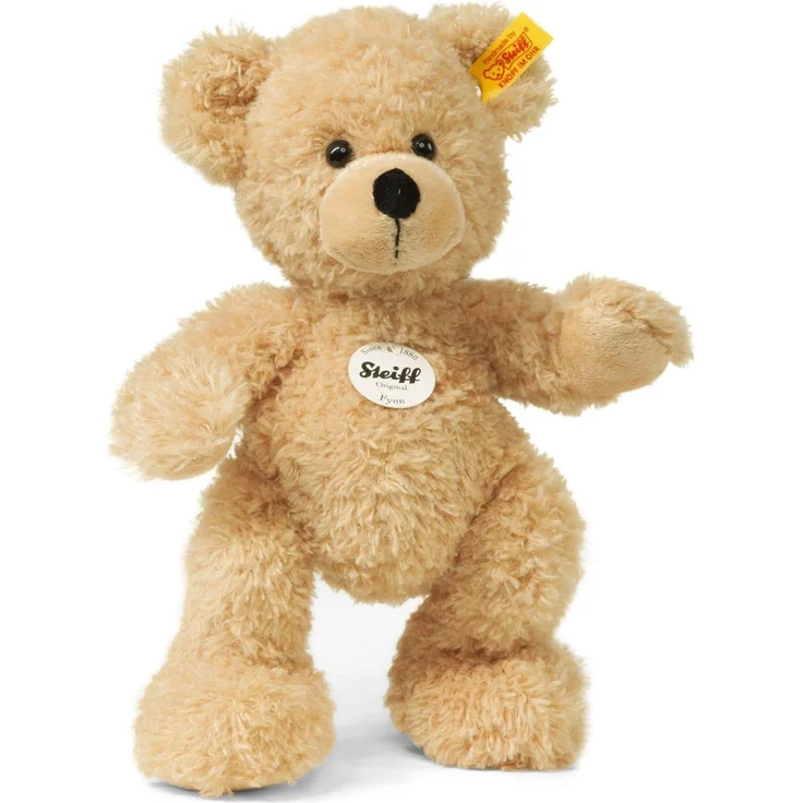 Steiff Teddybär Fynn - 28 cm - Teddy Kuscheltier für Kinder - beweglich & waschbar - beige (111327) – Bild 1