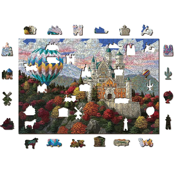 Holzpuzzle Schloß Neuschwanstein 505 Teile - INV 502279