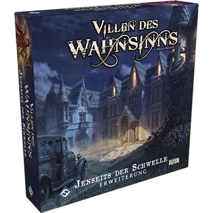 Fantasy Flight Games FFGD1025 Villen des Wahnsinns 2.Ed. -Jenseits der Schwelle Erweiterung DEUTSCH – Bild 1