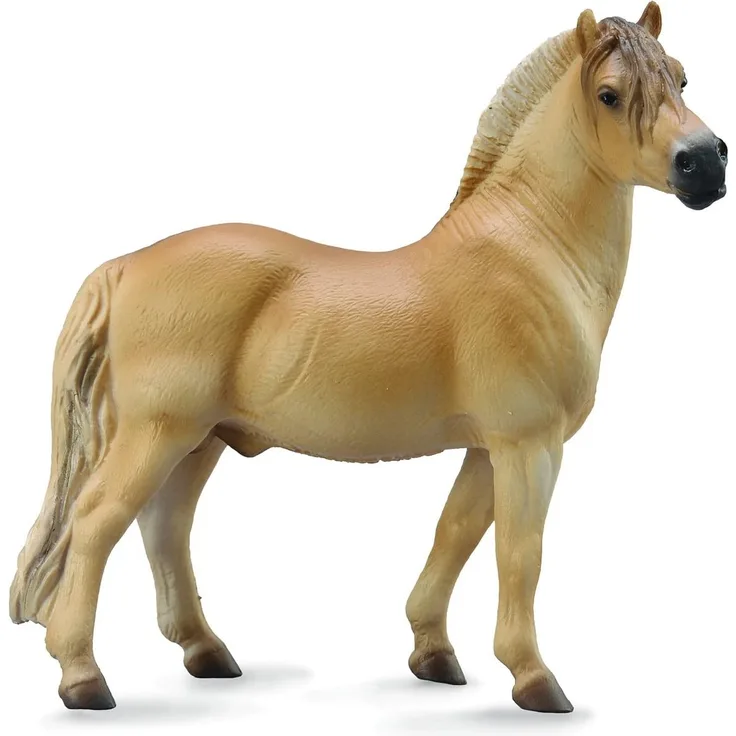Collecta Pferde: Fjordhengst 11 cm hellbraun