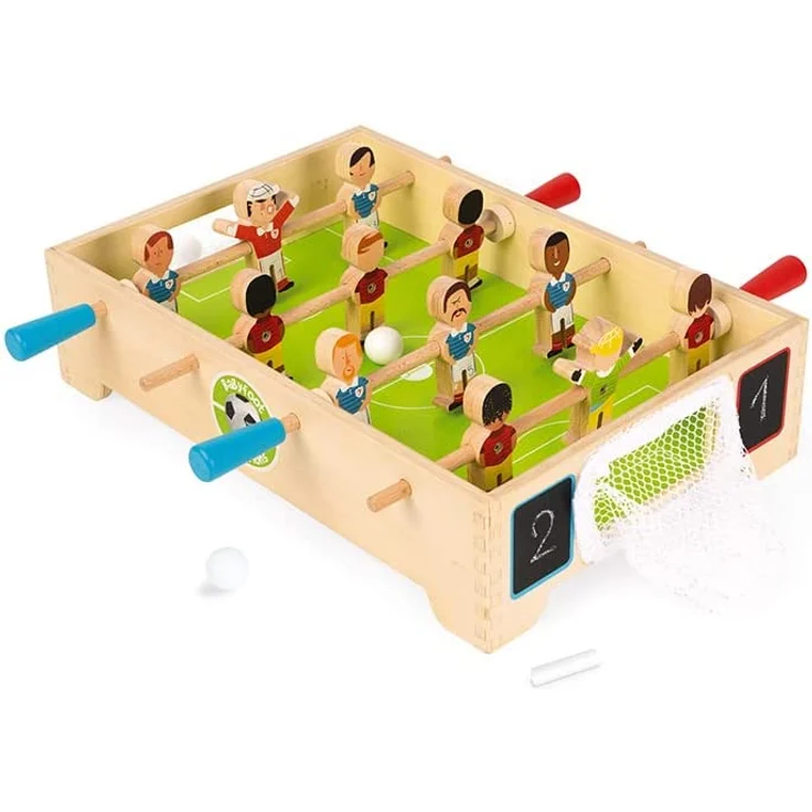 Janod J02070 - Tisch-Kicker Holz Klein Champions – Bild 3