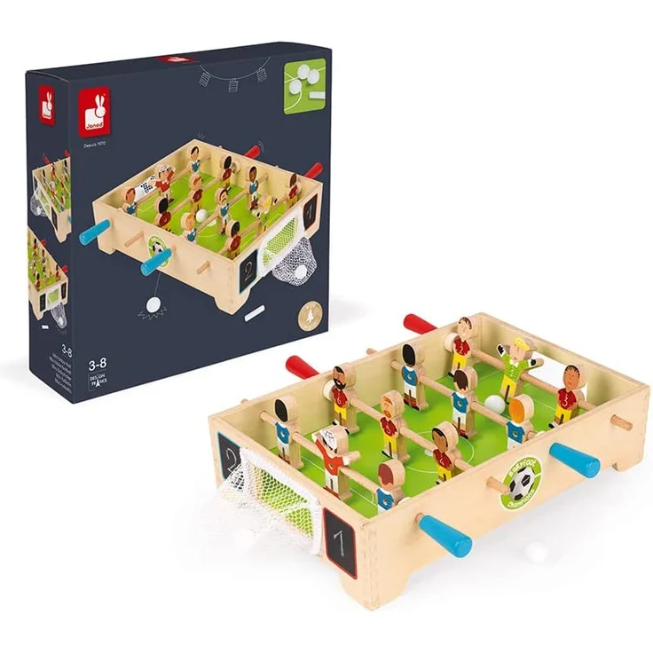Janod J02070 - Tisch-Kicker Holz Klein Champions – Bild 7