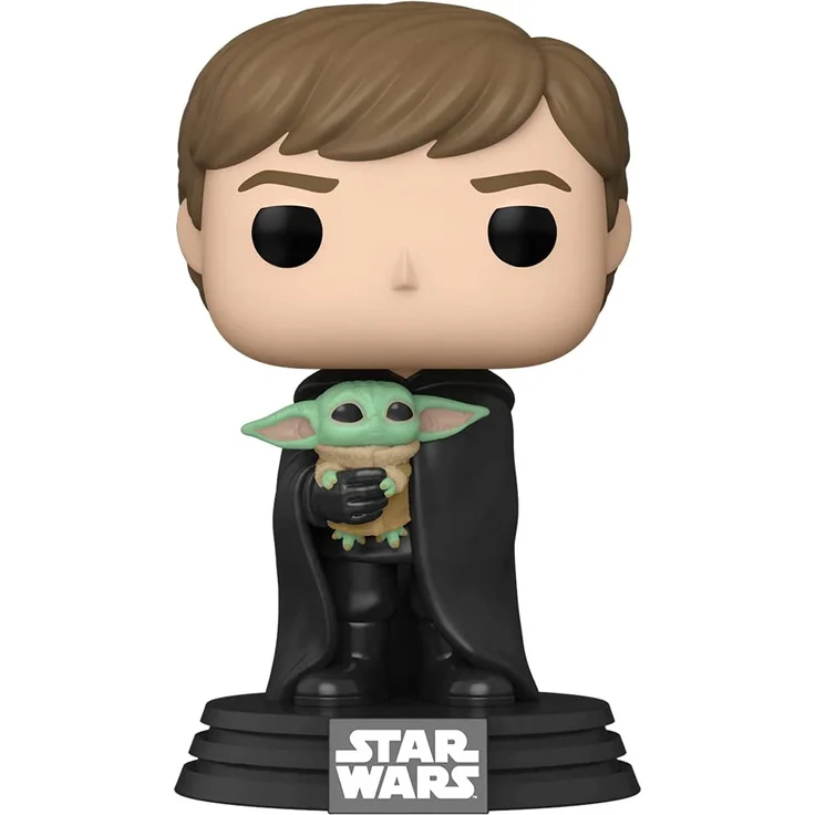 Funko 58290 POP Star Wars: Mandalorian- Luke w/Child, Mehrfarbig - Preisvergleich – Bild 1