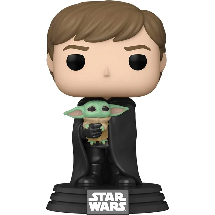 Funko 58290 POP Star Wars: Mandalorian- Luke w/Child, Mehrfarbig - Preisvergleich