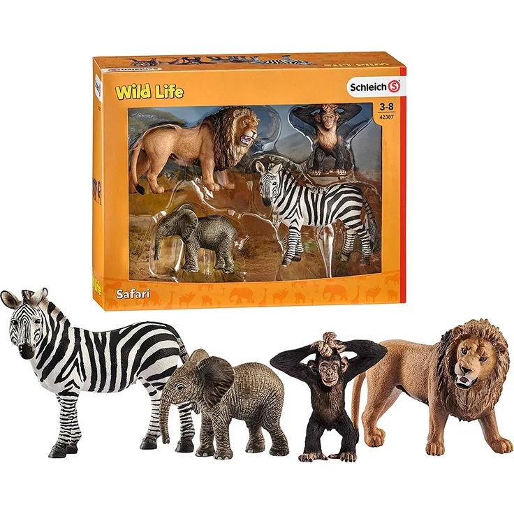 Schleich Wild Life 42387 'Starter-Set' mit 4 Figuren, ab 3 Jahren