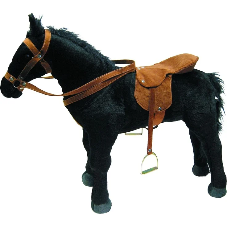 Sattel & Trense braun für Reitpferde – Bild 2