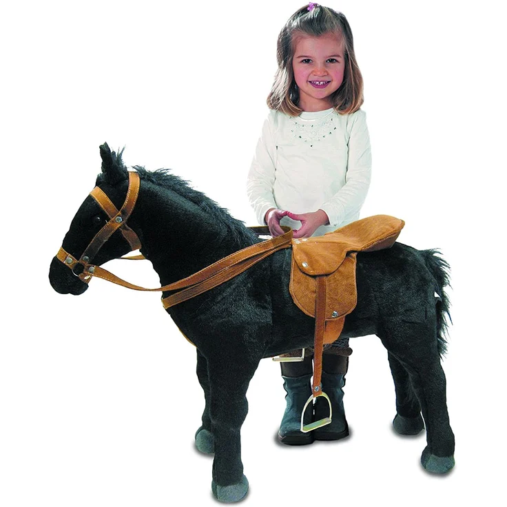 Sattel & Trense braun für Reitpferde – Bild 3