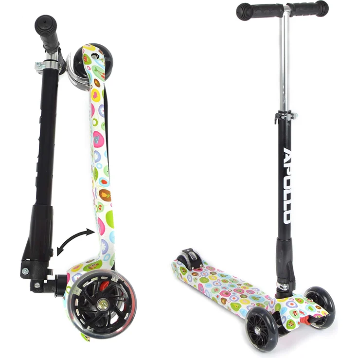 Apollo Fun-Scooter Kids Whiz LED Roller für Kinder ab 3 Jahren, Kinderroller, Kickboard, Tretroller – Bild 1