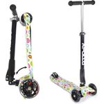 Apollo Fun-Scooter Kids Whiz LED Roller für Kinder ab 3 Jahren, Kinderroller, Kickboard, Tretroller