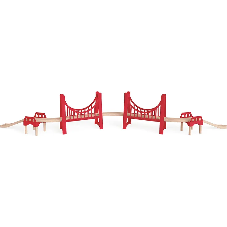 Hape E3710 Railway Spielzeug-Große Doppel-Hängebrücke