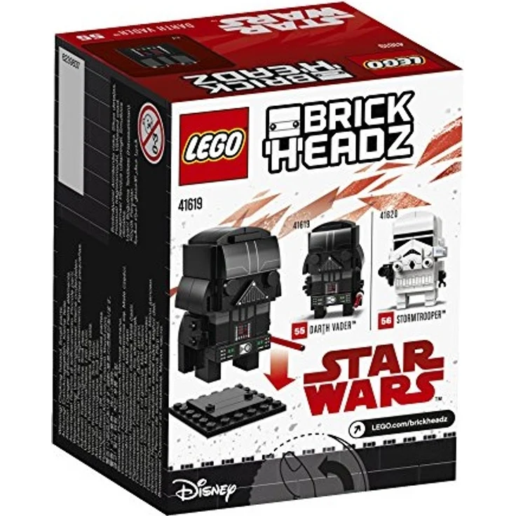 LEGO BrickHeadz Darth Vader 41619 Star Wars Spielzeug – Bild 3