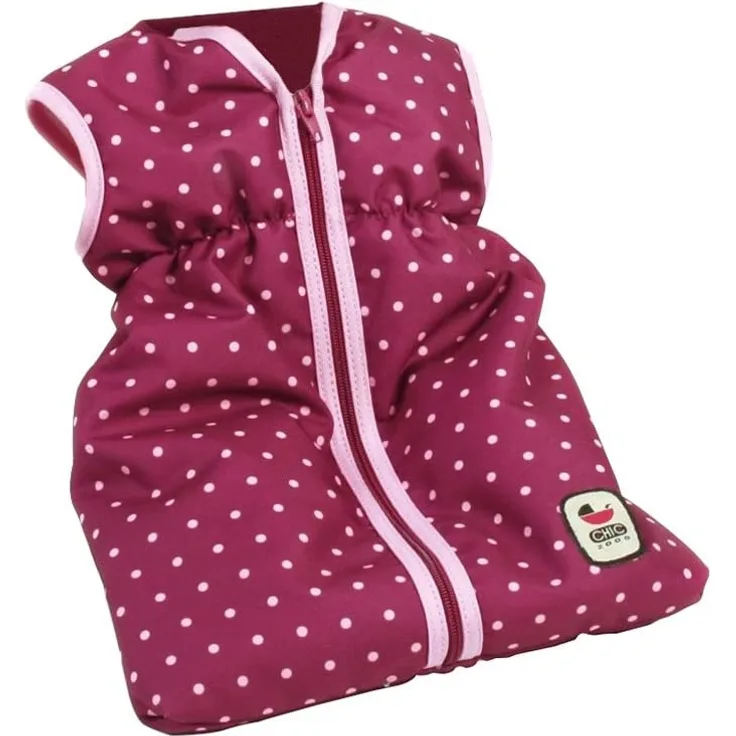 Bayer Chic 2000 792 29 Puppen-Schlafsack für Babypuppen, Brombeere, lila, rosa