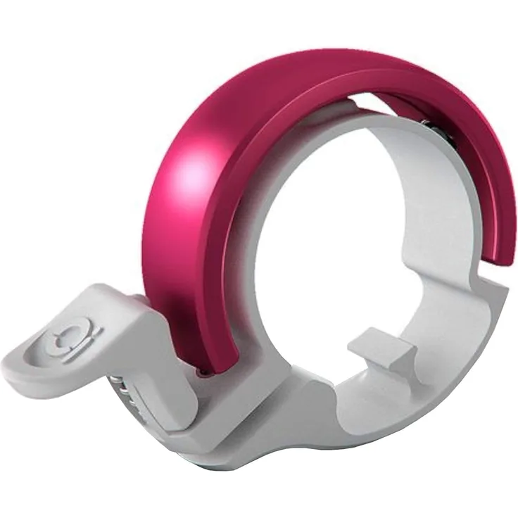Knog Oi Classic Small Fahrradklingel für 22. 2mm ⌀ white/pink