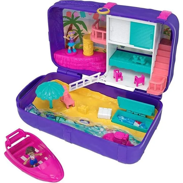 Polly Pocket FRY40 Hidden Places Strand Rucksack Spielset