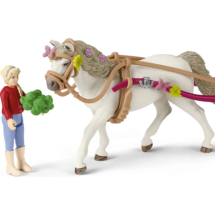 Schleich Horse Club 42467 'Kutsche für Pferdeshow', ab 5 Jahren, 32 Teile - Preisvergleich – Bild 7
