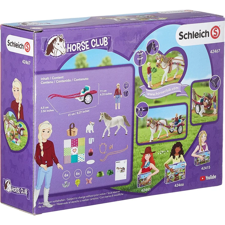 Schleich Horse Club 42467 'Kutsche für Pferdeshow', ab 5 Jahren, 32 Teile - Preisvergleich – Bild 4