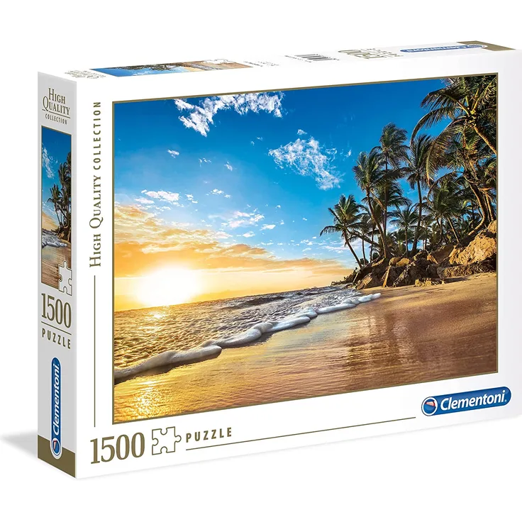Clementoni 31681.6 - Puzzle 'High Quality Kollektion - Tropischer Sonnenaufgang', 1500 Teile