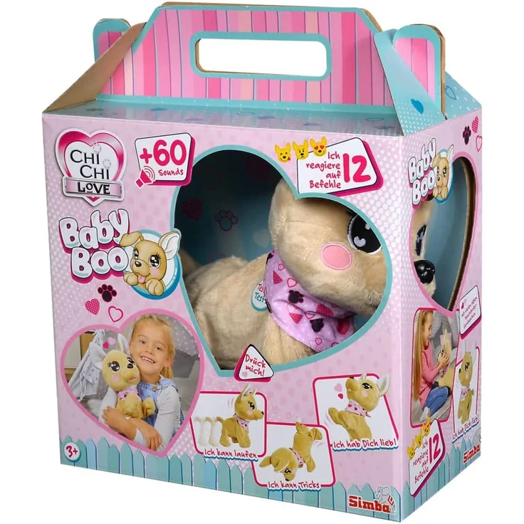 Simba 'Chi Chi Love Baby Boo', Funktionsplüsch, 30 cm, beige, ab 3 Jahren – Bild 15