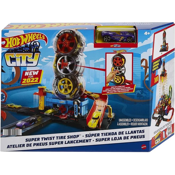Mattel - Hot Wheels® City Super Reifenshop Spielset – Bild 6