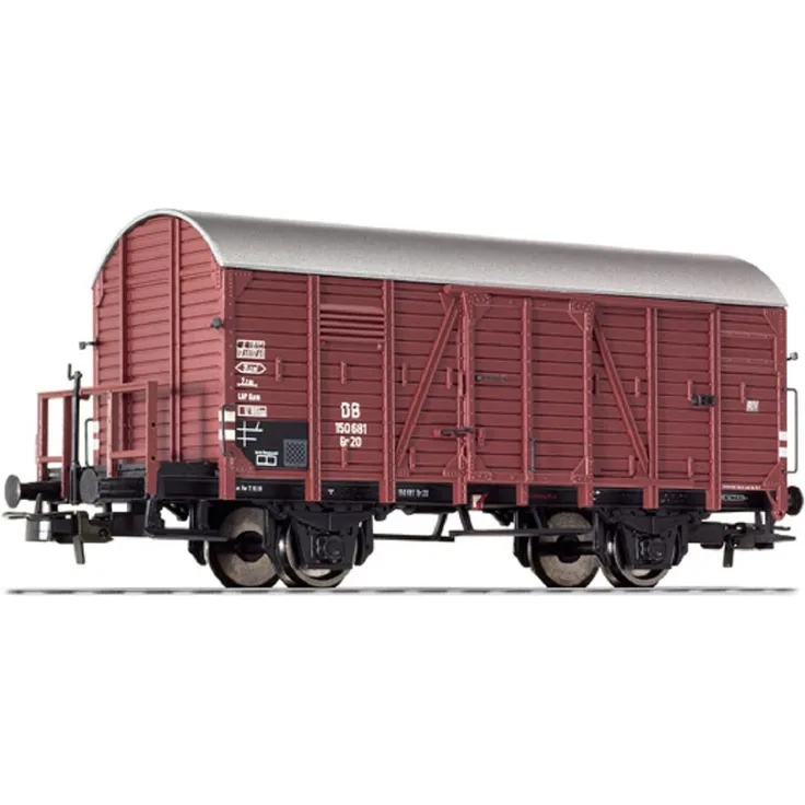 Liliput L235095 Gedeckter Güterwagen mit Bremserbühne Bauart Gr 20 DB