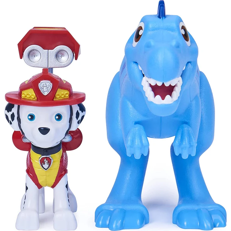 Nickelodeon spielzeugset Dino Rettung Pfote Patrouille Marshall junior – Bild 3
