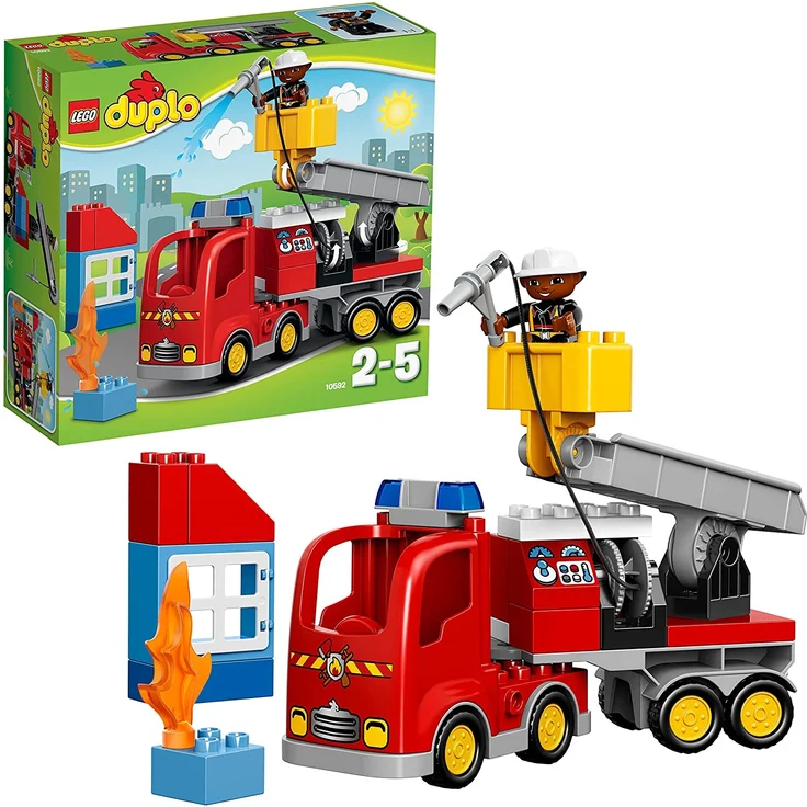 LEGO Duplo 10592 - Löschfahrzeug, Spielzeug für drei Jährige Kinder – Bild 1