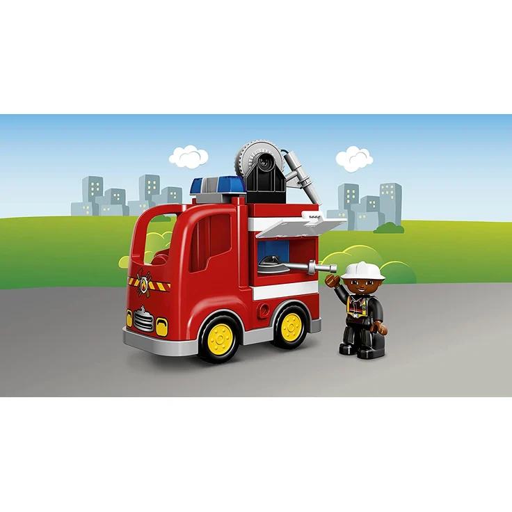 LEGO Duplo 10592 - Löschfahrzeug, Spielzeug für drei Jährige Kinder – Bild 6