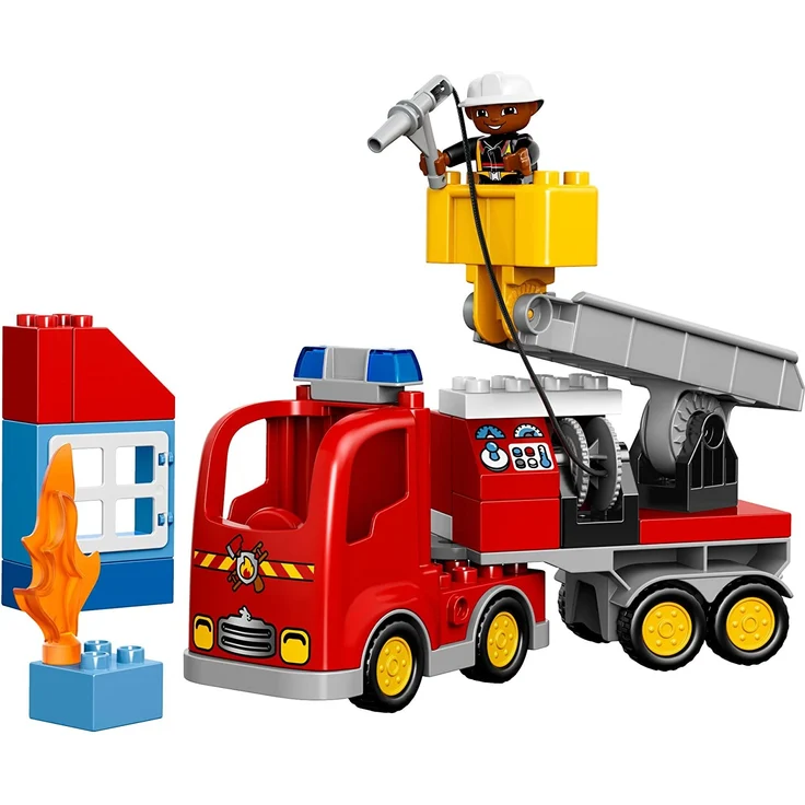 LEGO Duplo 10592 - Löschfahrzeug, Spielzeug für drei Jährige Kinder – Bild 4